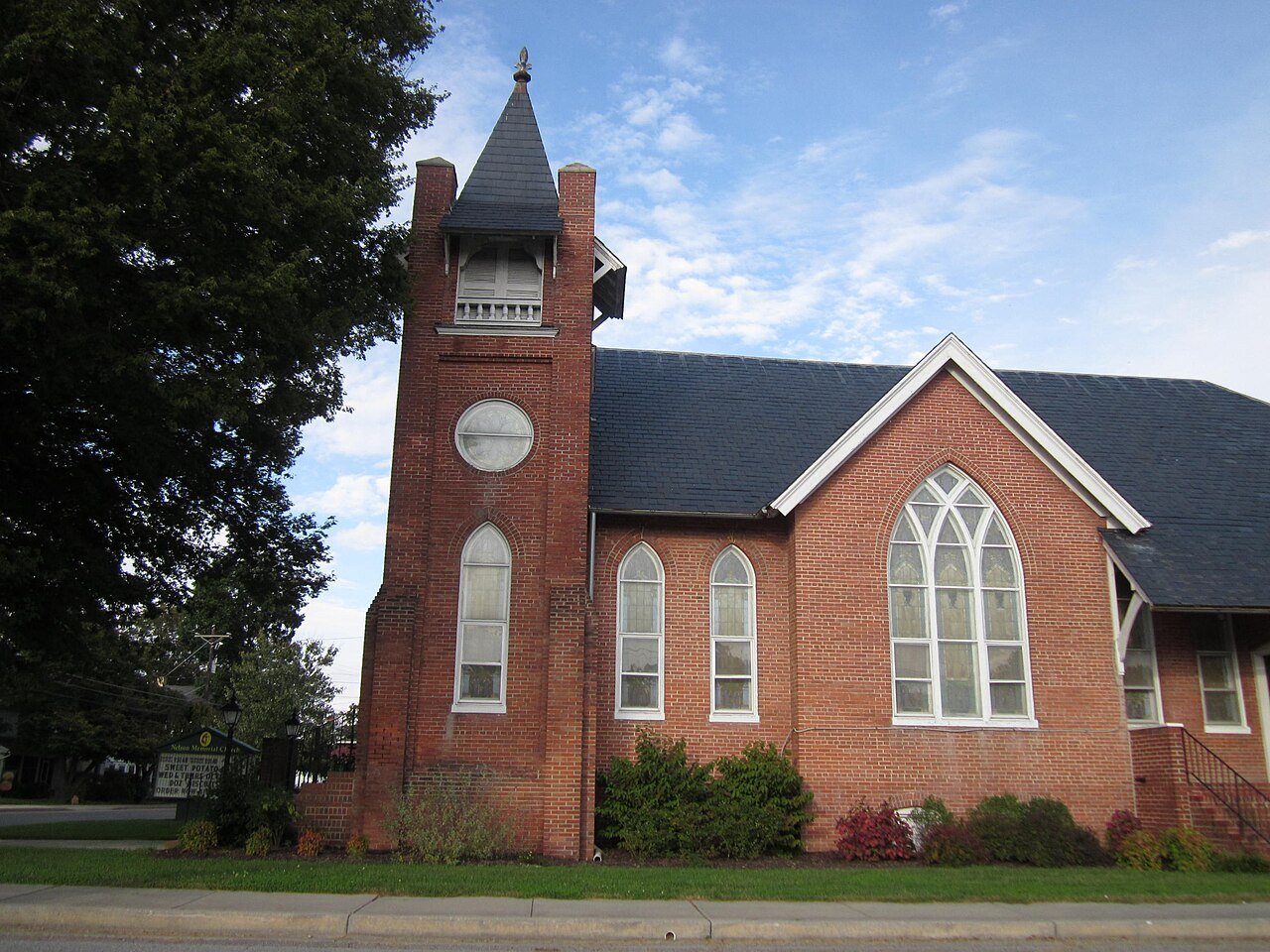 Nelson Memorial United Methodist Church in Hebron, Maryland