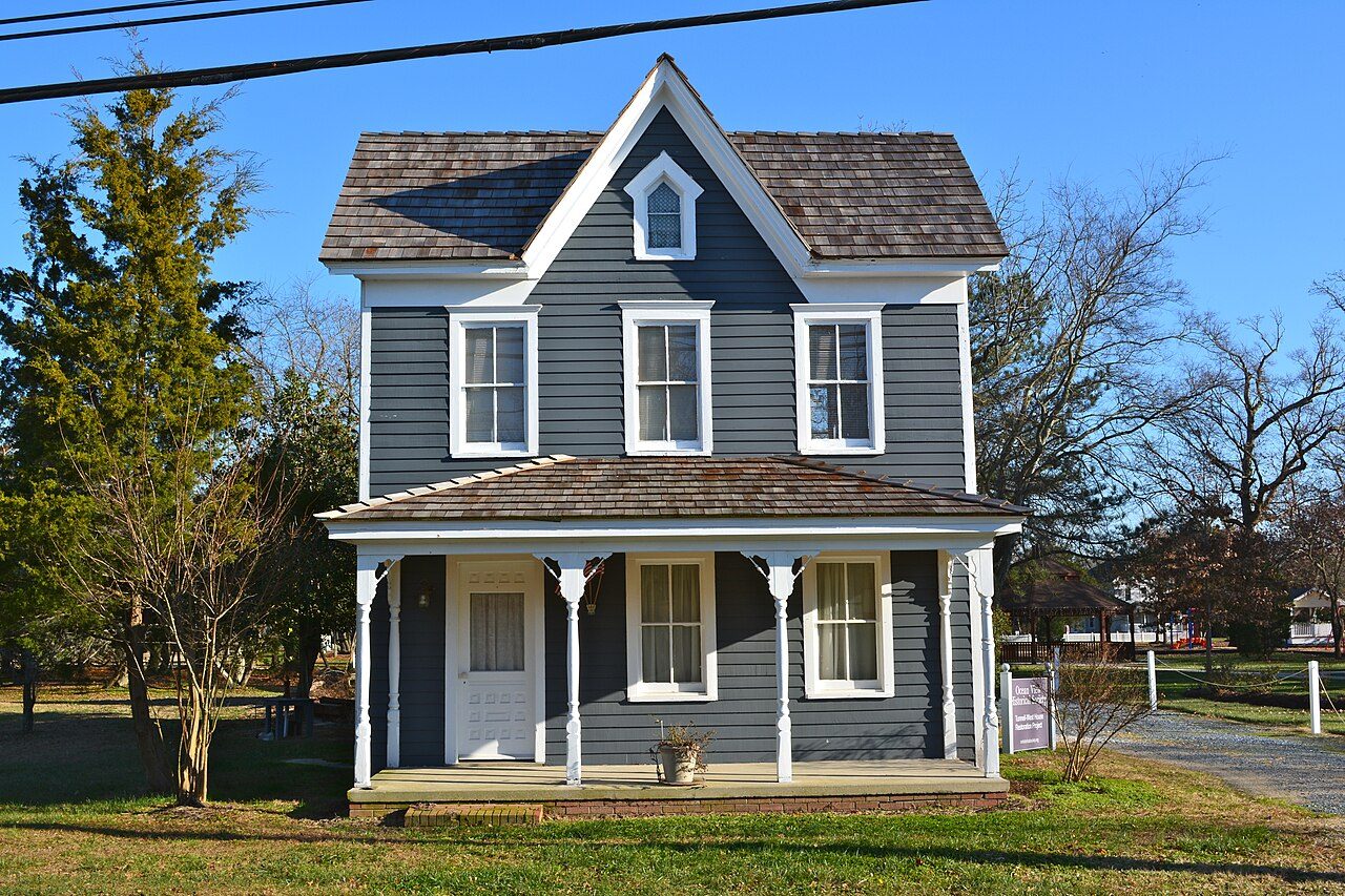The historic Tunnell-West House on Central Avenue in Ocean View, Delaware