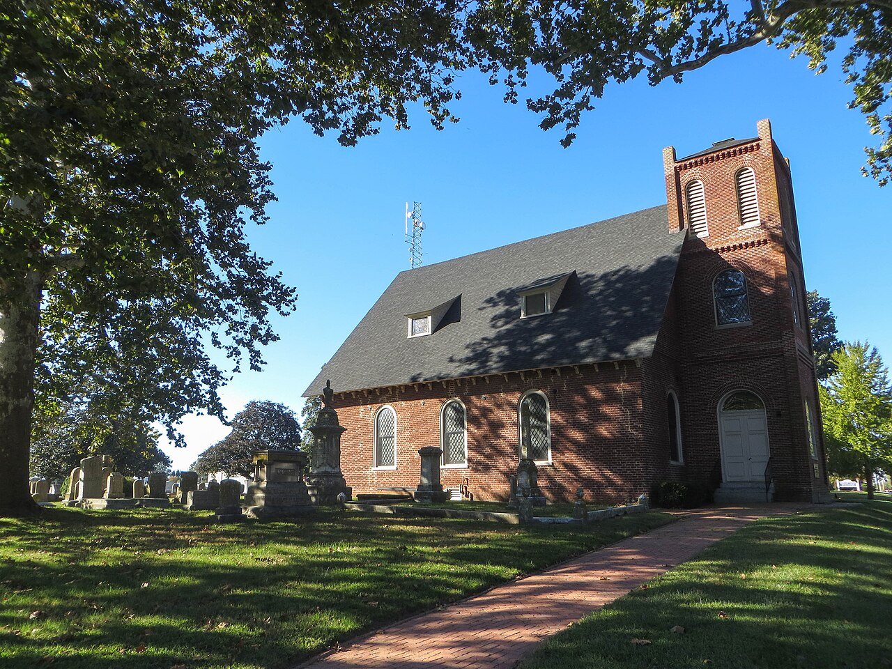 Manokin Presbyterian Church in Princess Anne, Maryland